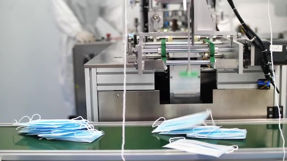 关于医用口罩零售市场的生产机器素材与观察